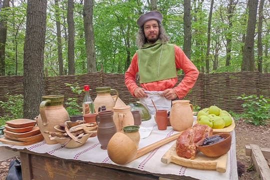 Workshop of medieval cooking